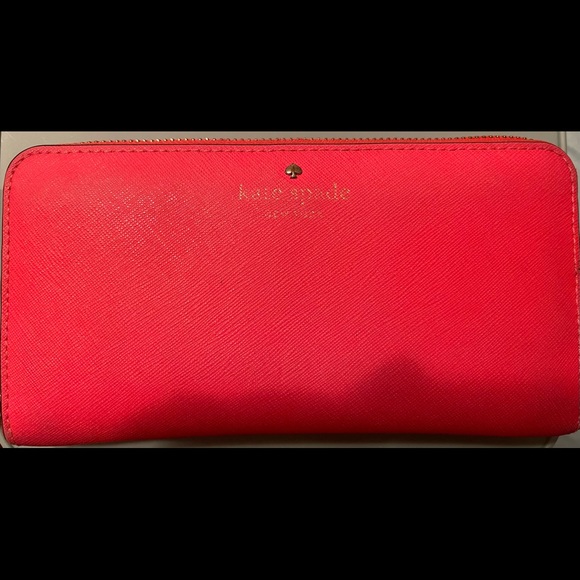 Kate Spade Neon Pink Wallet - Picture 1 of 3